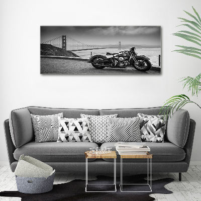 Foto obraz fotografie na skle Motorka