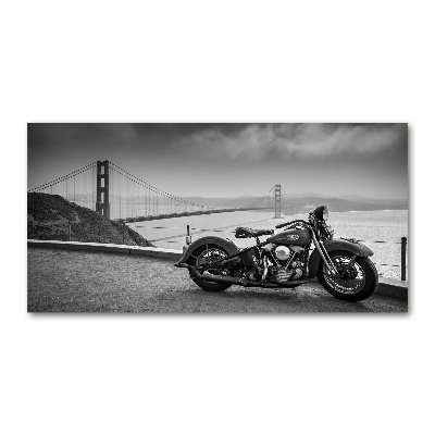 Foto obraz fotografie na skle Motorka