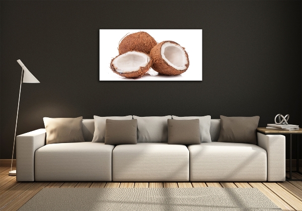 Foto obraz sklo tvrzené Kokos