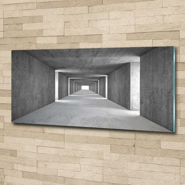 Foto obraz fotografie na skle Betonový tunel