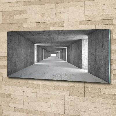 Foto obraz fotografie na skle Betonový tunel