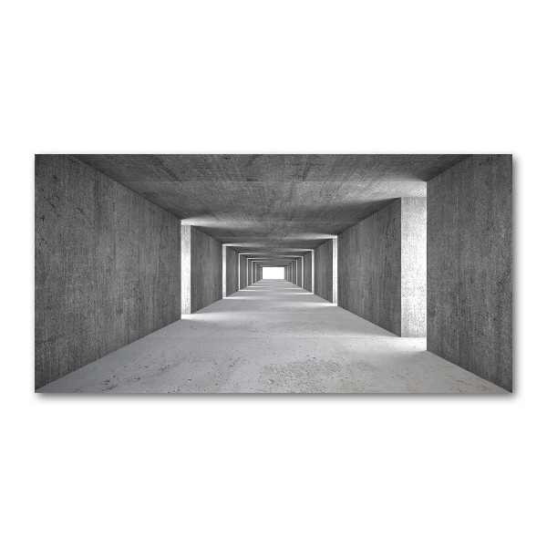 Foto obraz fotografie na skle Betonový tunel