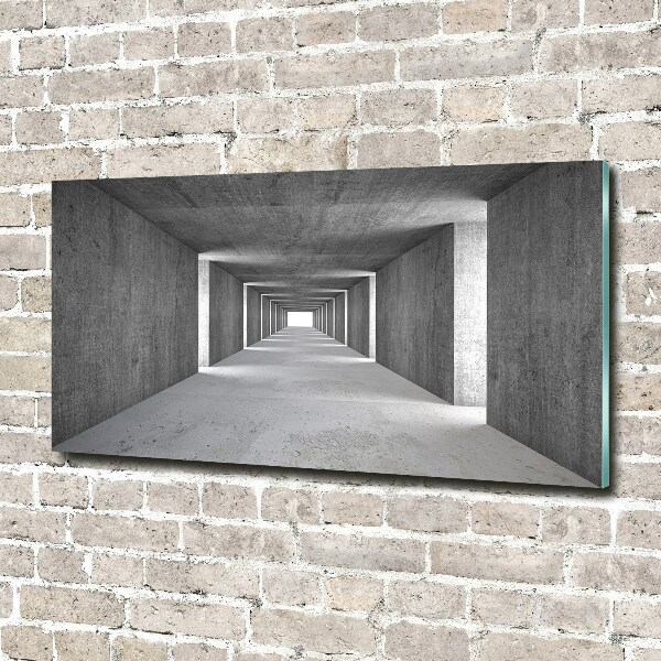 Foto obraz fotografie na skle Betonový tunel