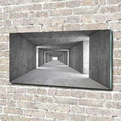 Foto obraz fotografie na skle Betonový tunel