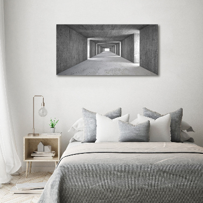Foto obraz fotografie na skle Betonový tunel