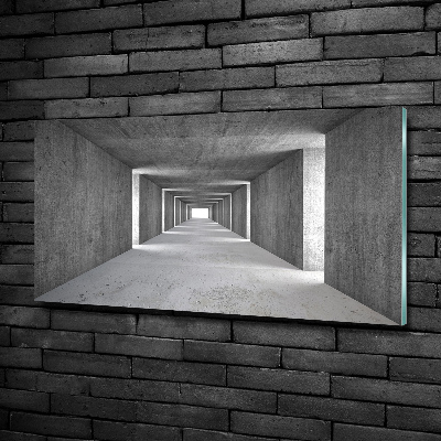 Foto obraz fotografie na skle Betonový tunel