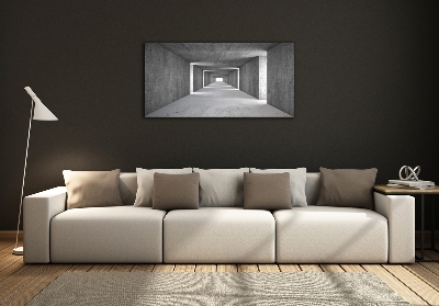 Foto obraz fotografie na skle Betonový tunel