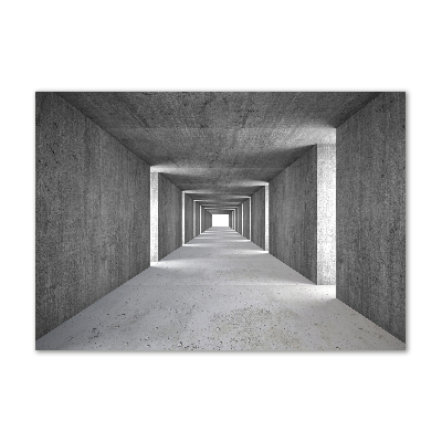 Foto obraz fotografie na skle Betonový tunel