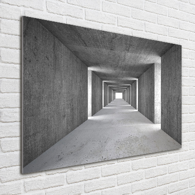 Foto obraz fotografie na skle Betonový tunel