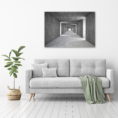Foto obraz fotografie na skle Betonový tunel