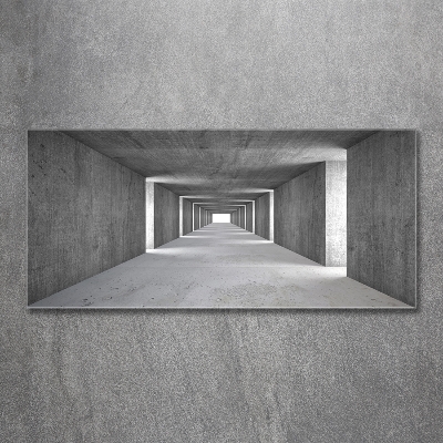 Foto obraz fotografie na skle Betonový tunel