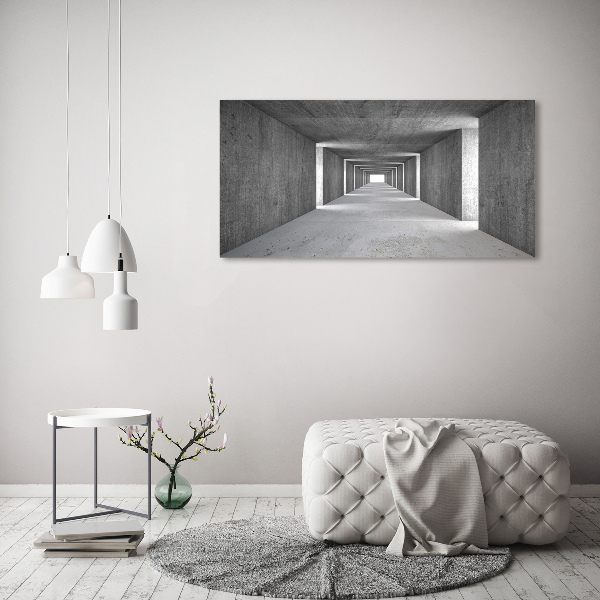 Foto obraz fotografie na skle Betonový tunel