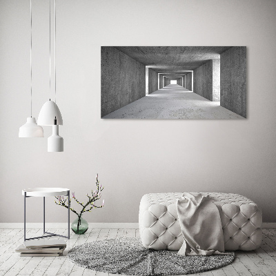 Foto obraz fotografie na skle Betonový tunel
