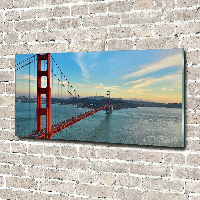 Foto-obraz fotografie na skle Most San Francisco