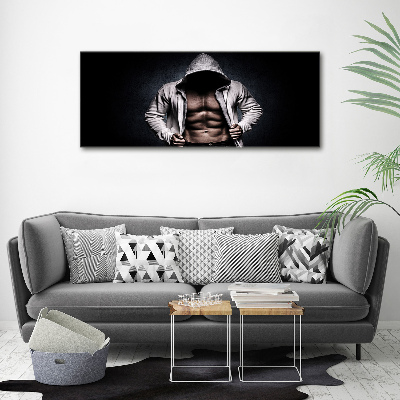 Moderní skleněný obraz z fotografie Stavba svalů