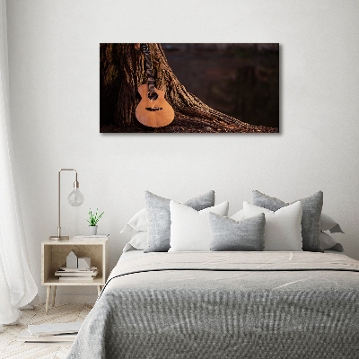 Foto-obraz fotografie na skle Akustická kytara