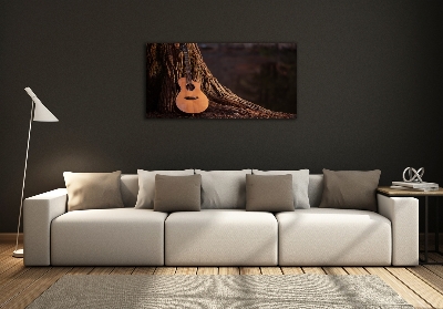 Foto-obraz fotografie na skle Akustická kytara