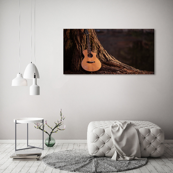 Foto-obraz fotografie na skle Akustická kytara