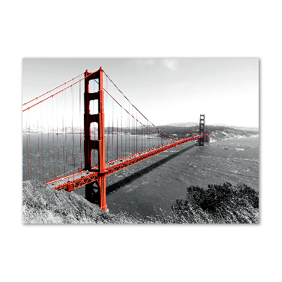 Fotoobraz na skle Most San Francisco