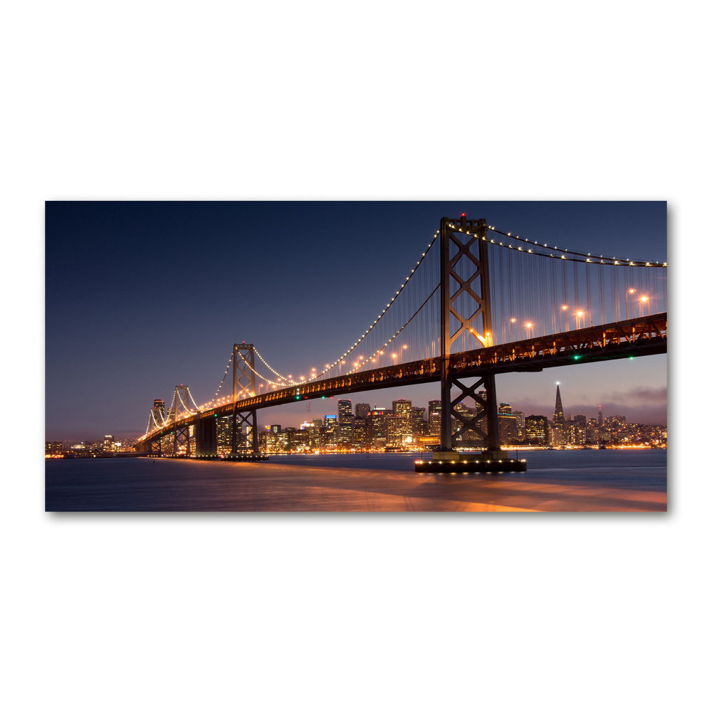 Foto obraz fotografie na skle Most San Francisco