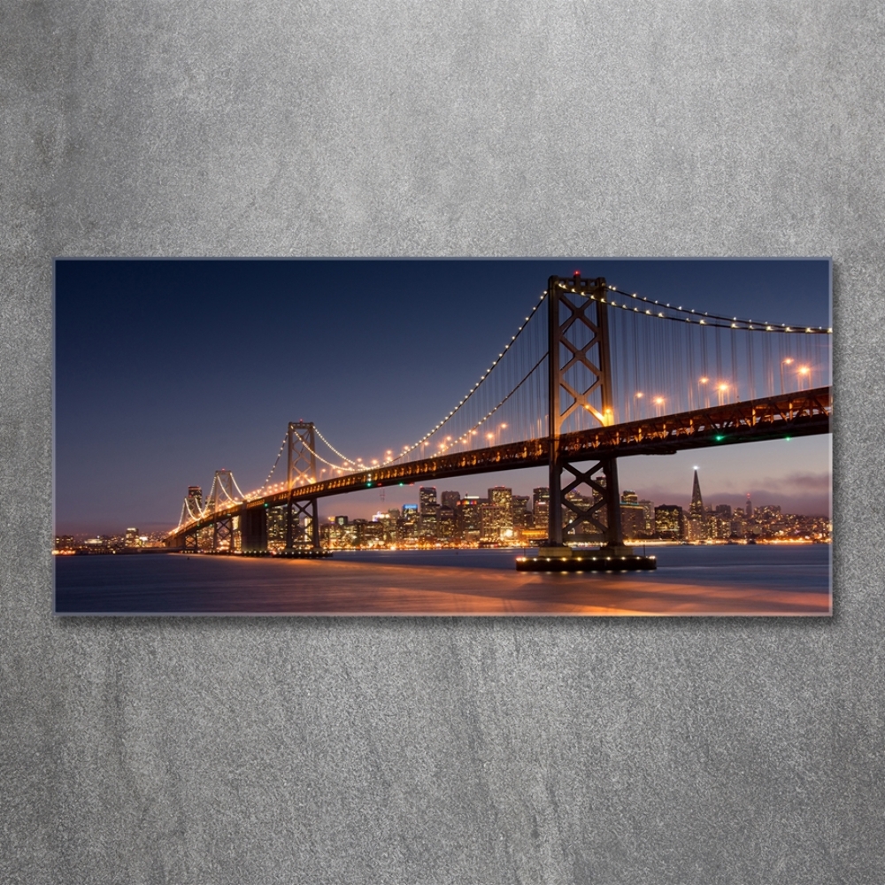 Foto obraz fotografie na skle Most San Francisco