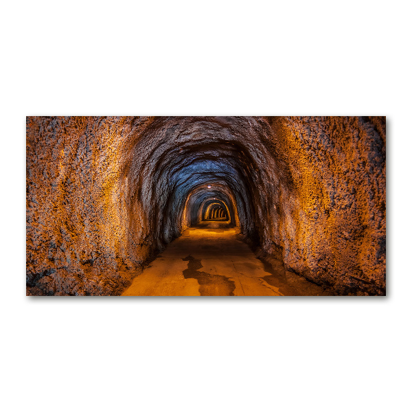 Foto obraz skleněný horizontální Podzemní tunel