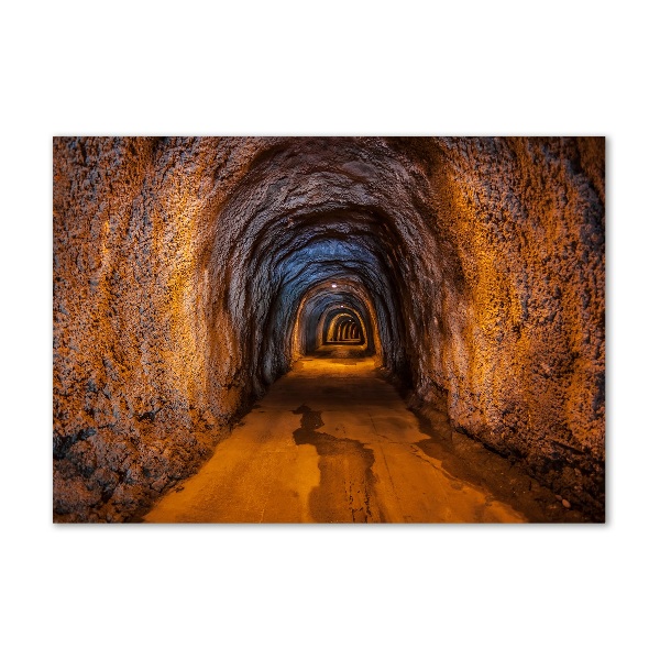 Foto obraz skleněný horizontální Podzemní tunel