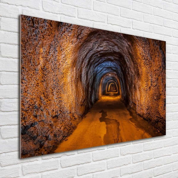 Foto obraz skleněný horizontální Podzemní tunel