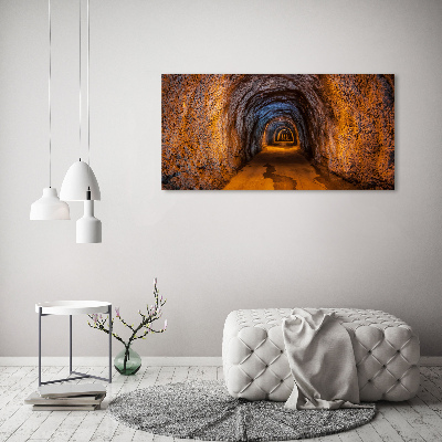 Foto obraz skleněný horizontální Podzemní tunel