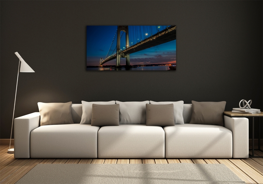 Foto obraz fotografie na skle Brooklynský most