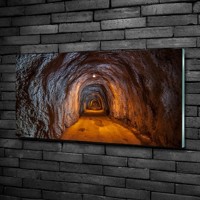 Foto obraz sklo tvrzené Podzemní tunel