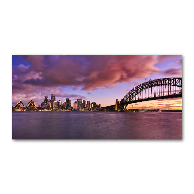 Fotoobraz na skle Most Sidney