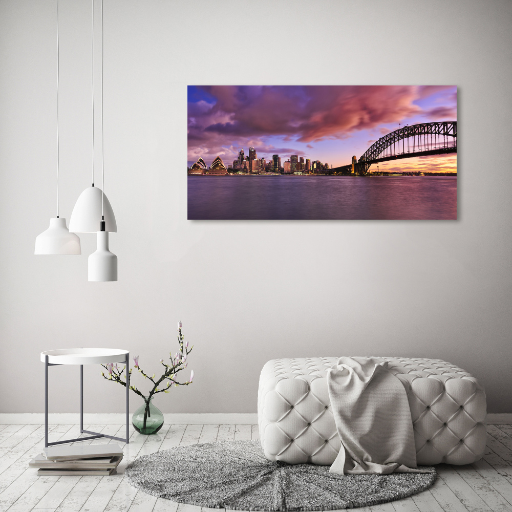 Fotoobraz na skle Most Sidney