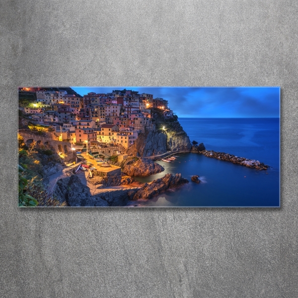 Foto-obraz fotografie na skle Manarola Itálie