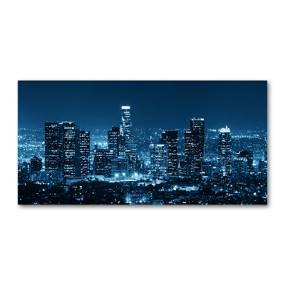 Foto obraz sklo tvrzené Los Angeles noc