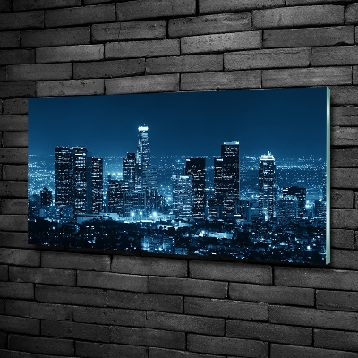 Foto obraz sklo tvrzené Los Angeles noc