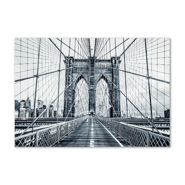 Foto obraz sklo tvrzené Brooklynský most