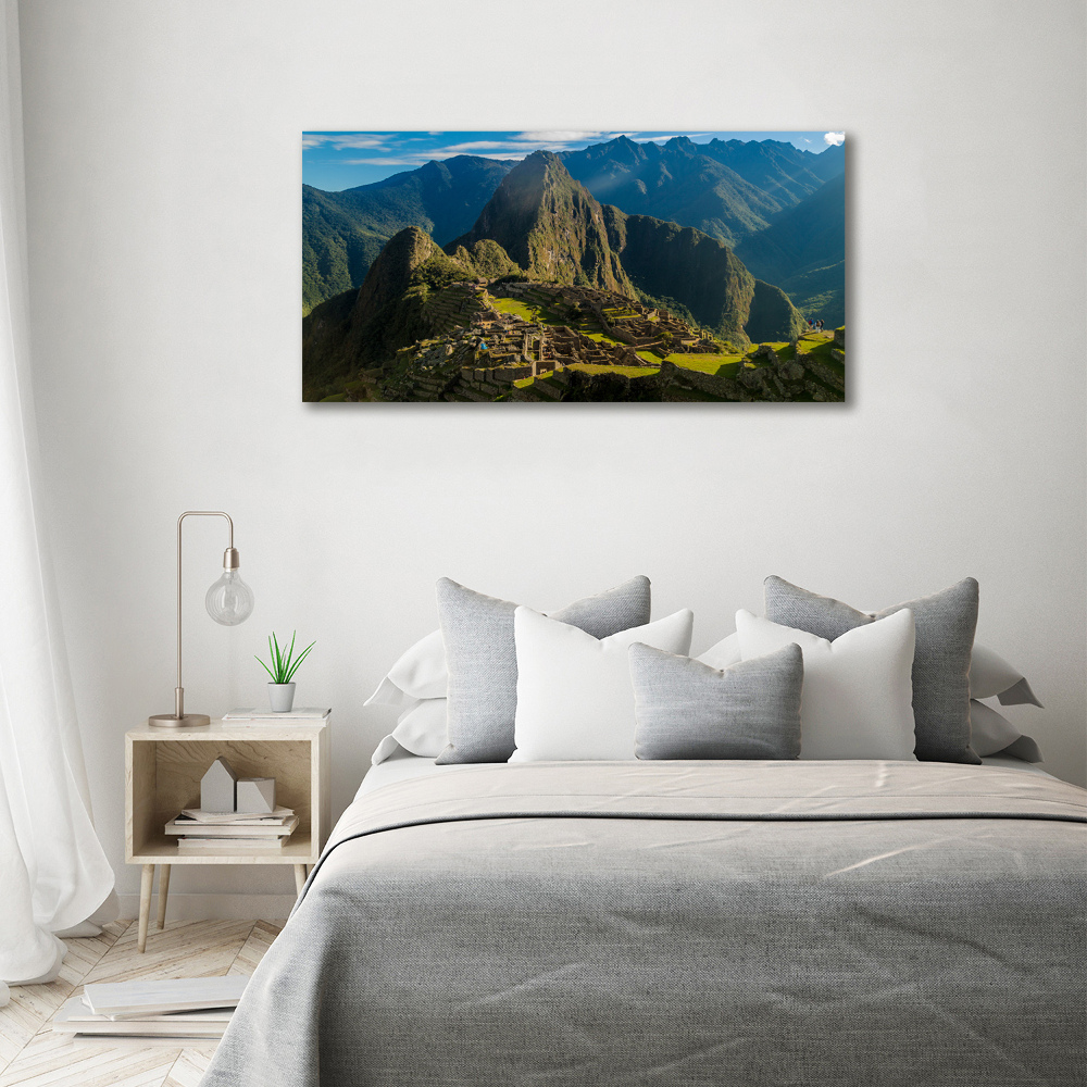 Fotoobraz na skle Zřícenina Machu Pichu