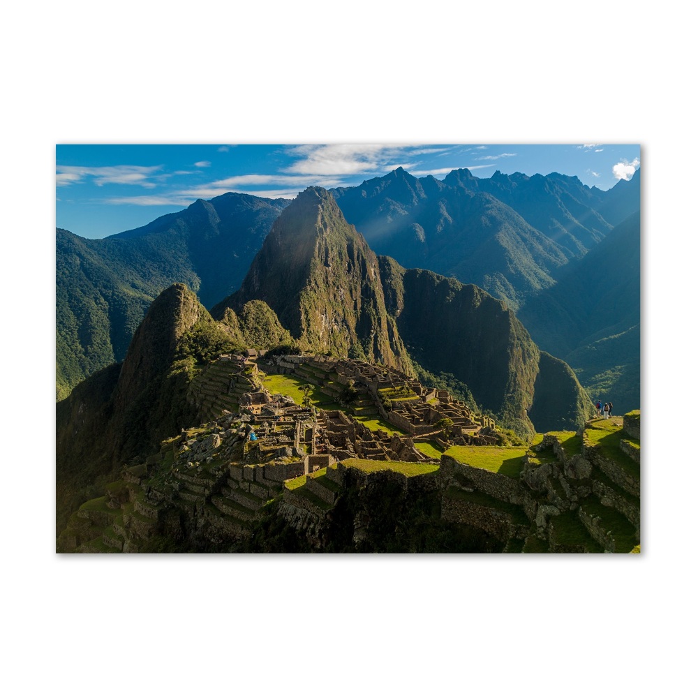 Fotoobraz na skle Zřícenina Machu Pichu