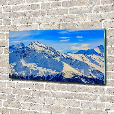 Moderní foto obraz na stěnu Alpy zima