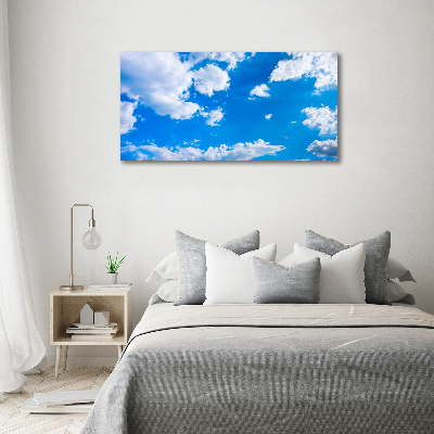 Foto obraz sklo tvrzené Oblaka na nebi