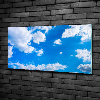 Foto obraz sklo tvrzené Oblaka na nebi
