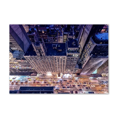 Fotoobraz na skle New York noc
