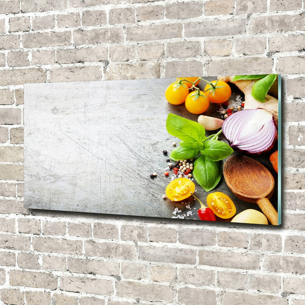 Fotoobraz na skle Zelenina