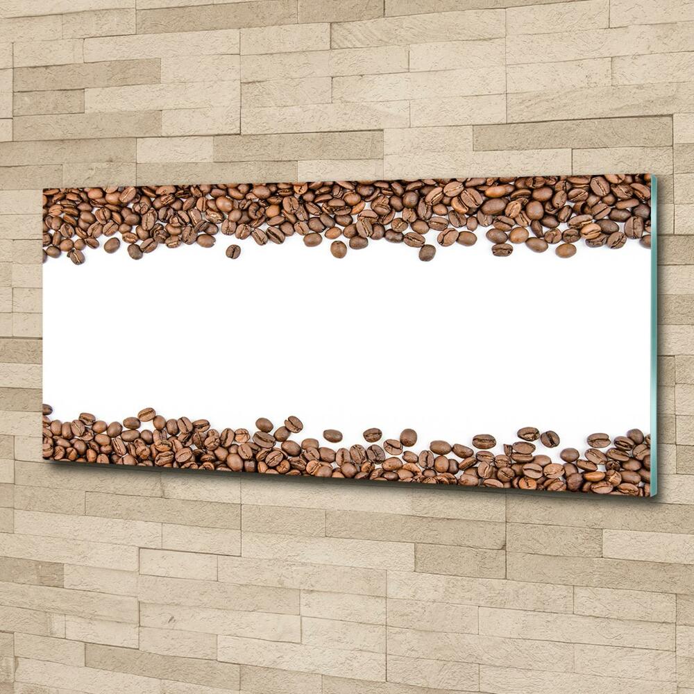 Fotoobraz na skle Zrnka kávy