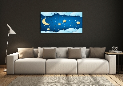Foto obraz sklo tvrzené Noční nebe
