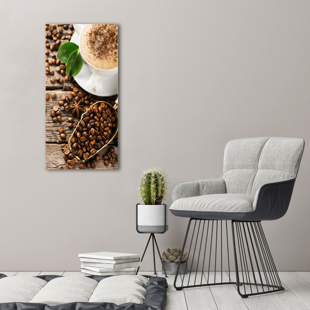 Vertikální Moderní foto obraz na stěnu Káva
