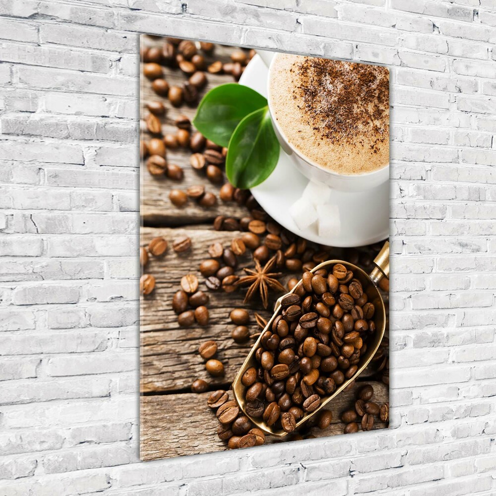 Vertikální Moderní foto obraz na stěnu Káva