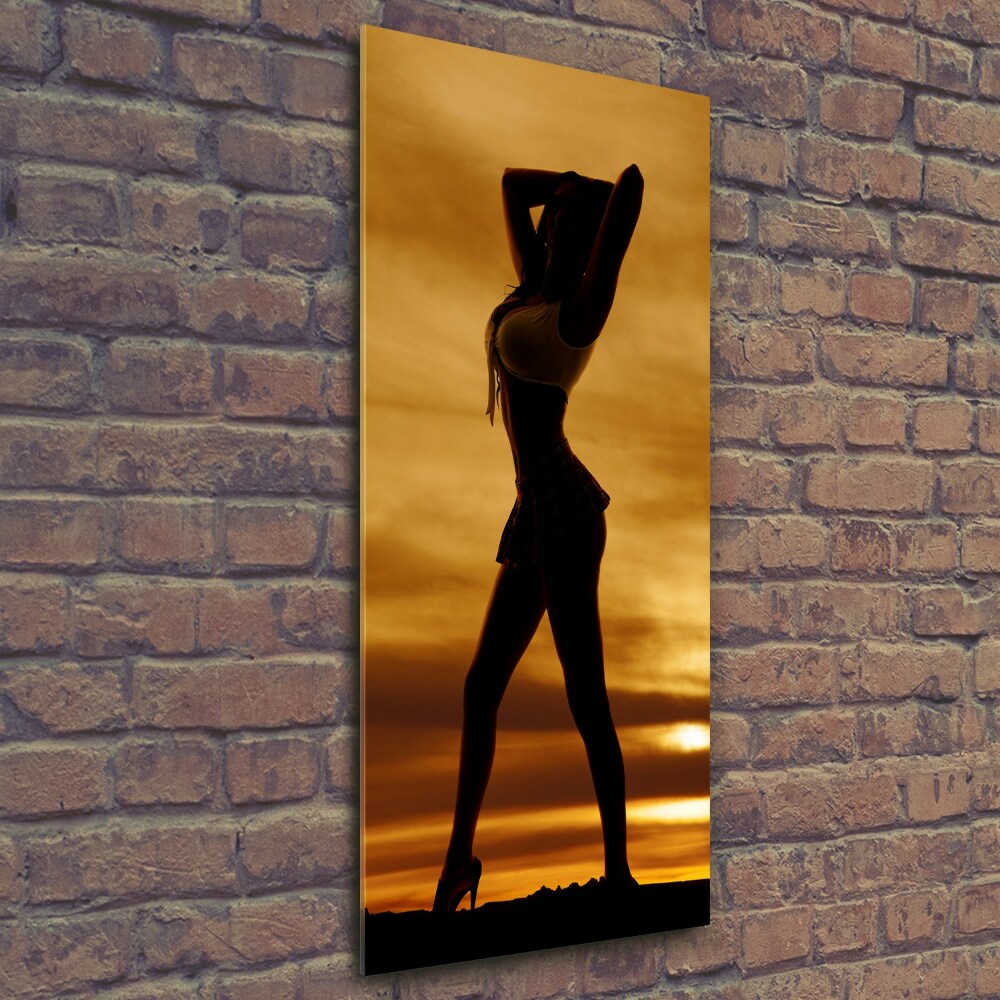 Vertikální Fotoobraz na skle Krátká sukně