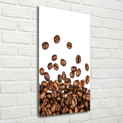 Vertikální Foto obraz sklo tvrzené Zrnka kávy